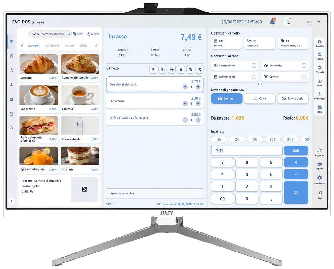 EVO-POS su all-in-one