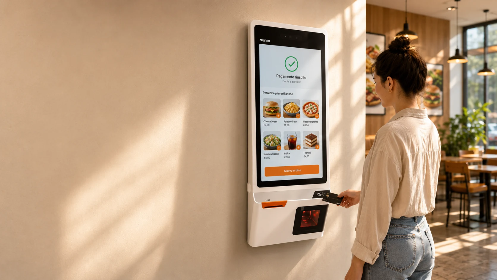 Customer ordering by themselves