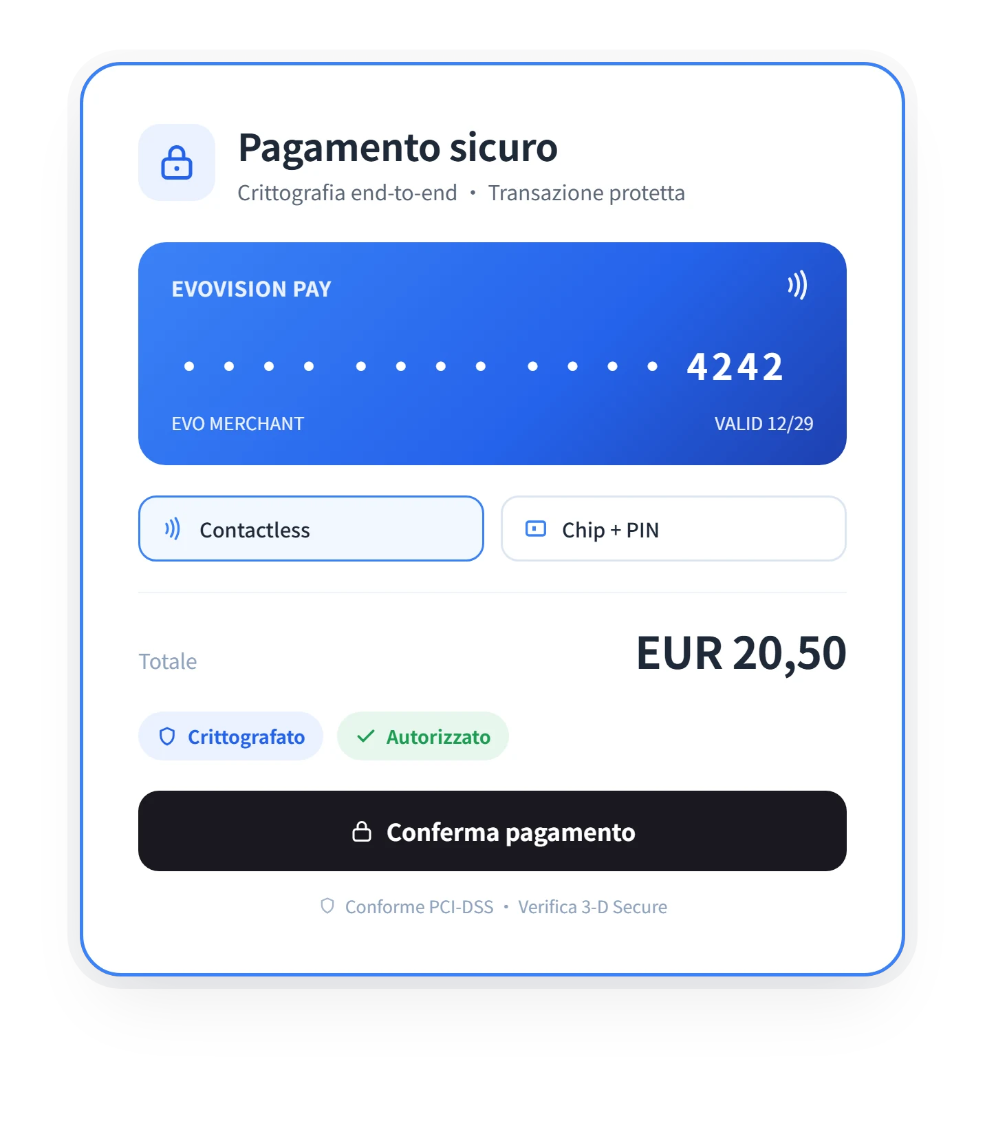 Pagamento sicuro